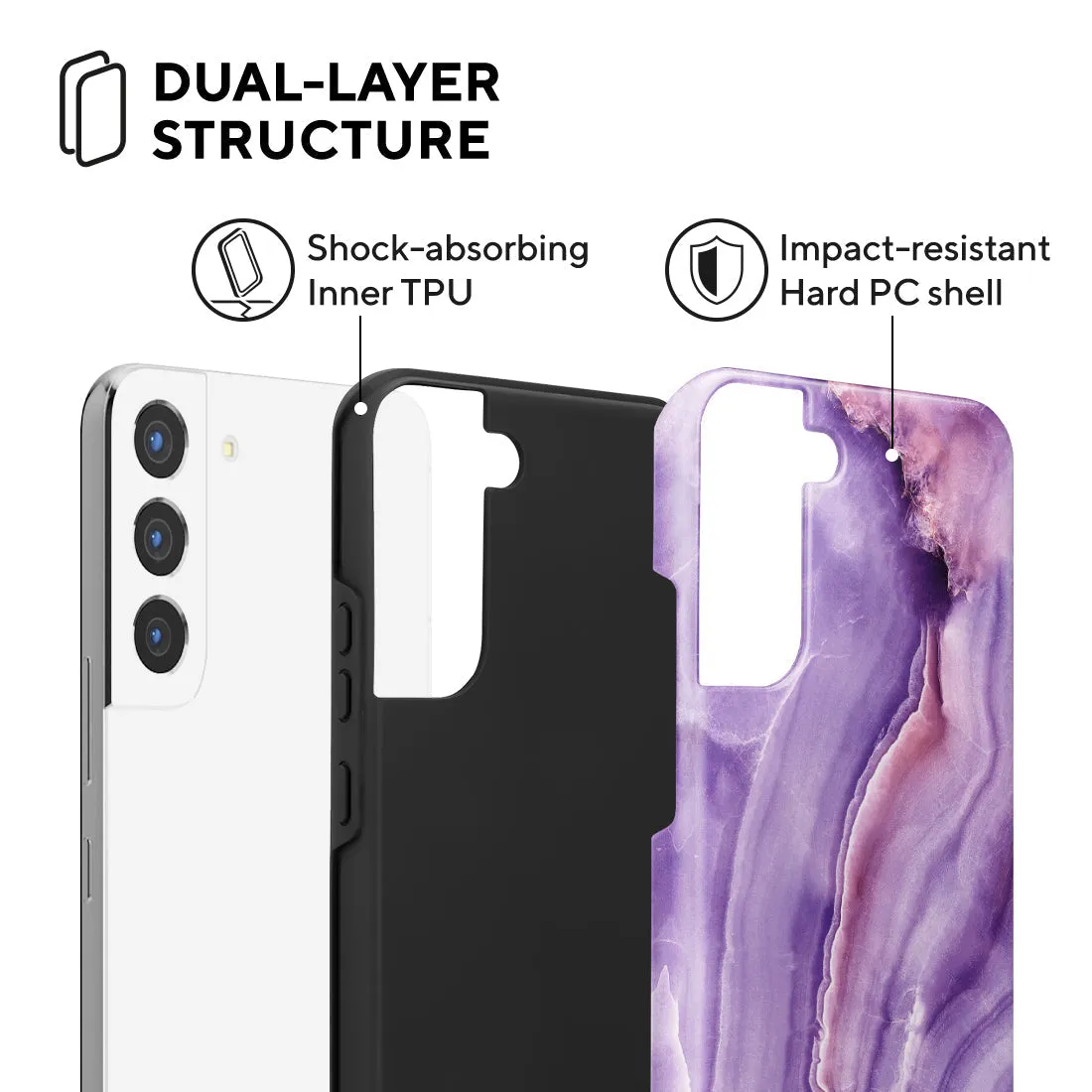 French Violet Custom - Samsung Galaxy S22  5G Case
