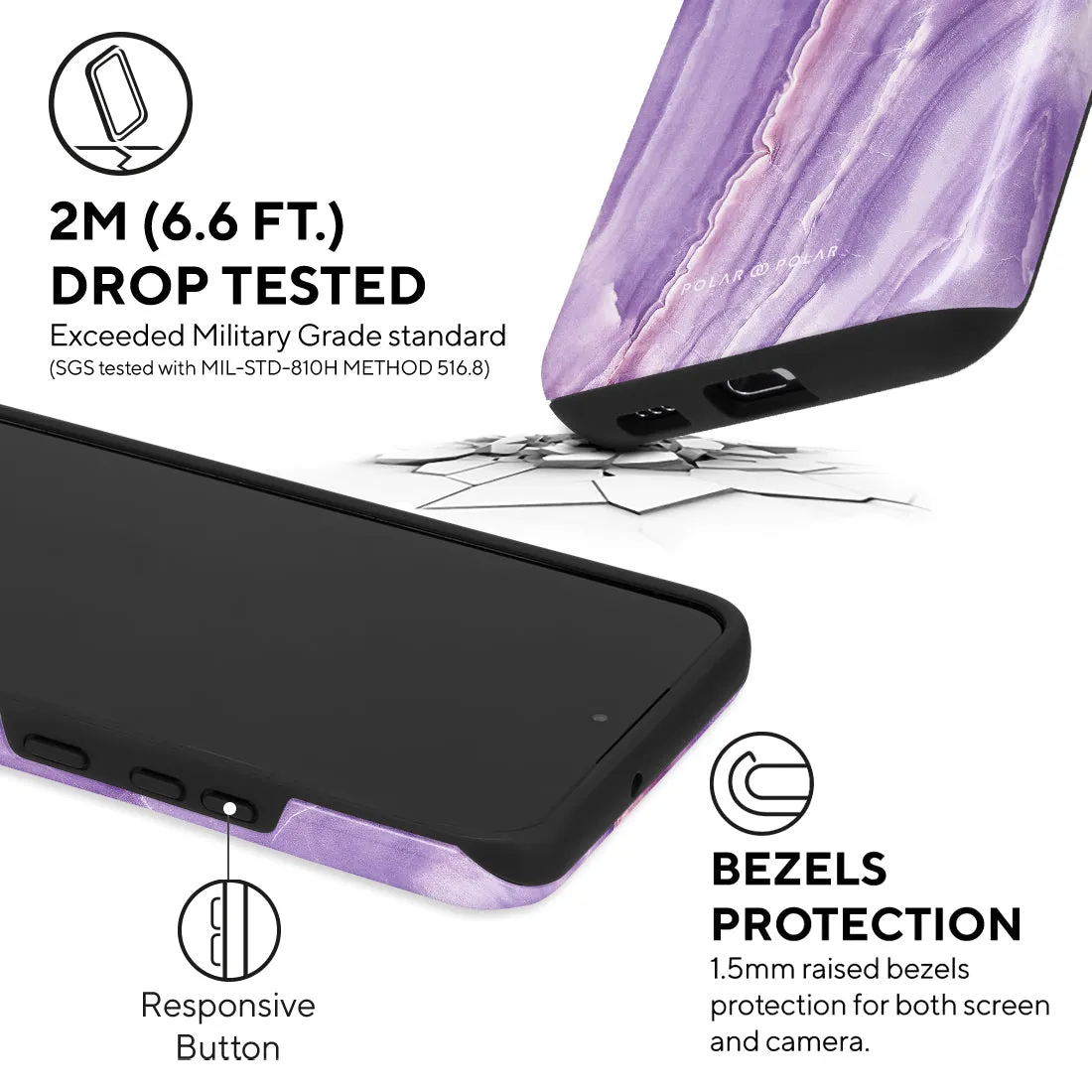 French Violet Custom - Samsung Galaxy S22  5G Case