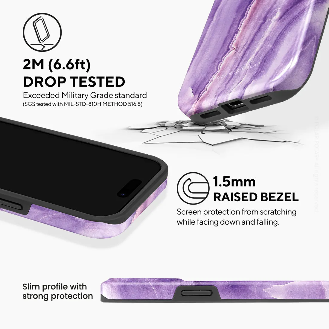 French Violet - iPhone 15 Pro Case