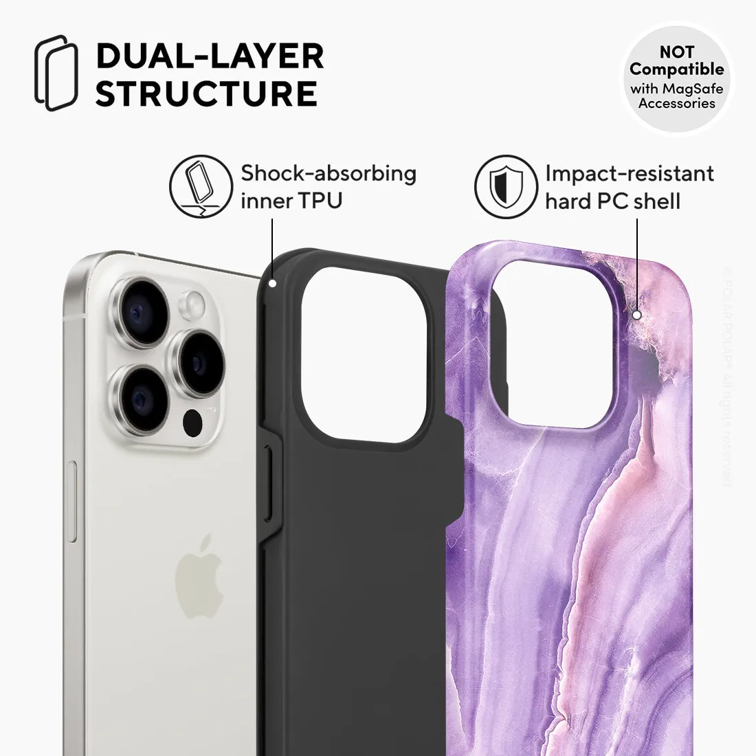 French Violet - iPhone 15 Pro Case