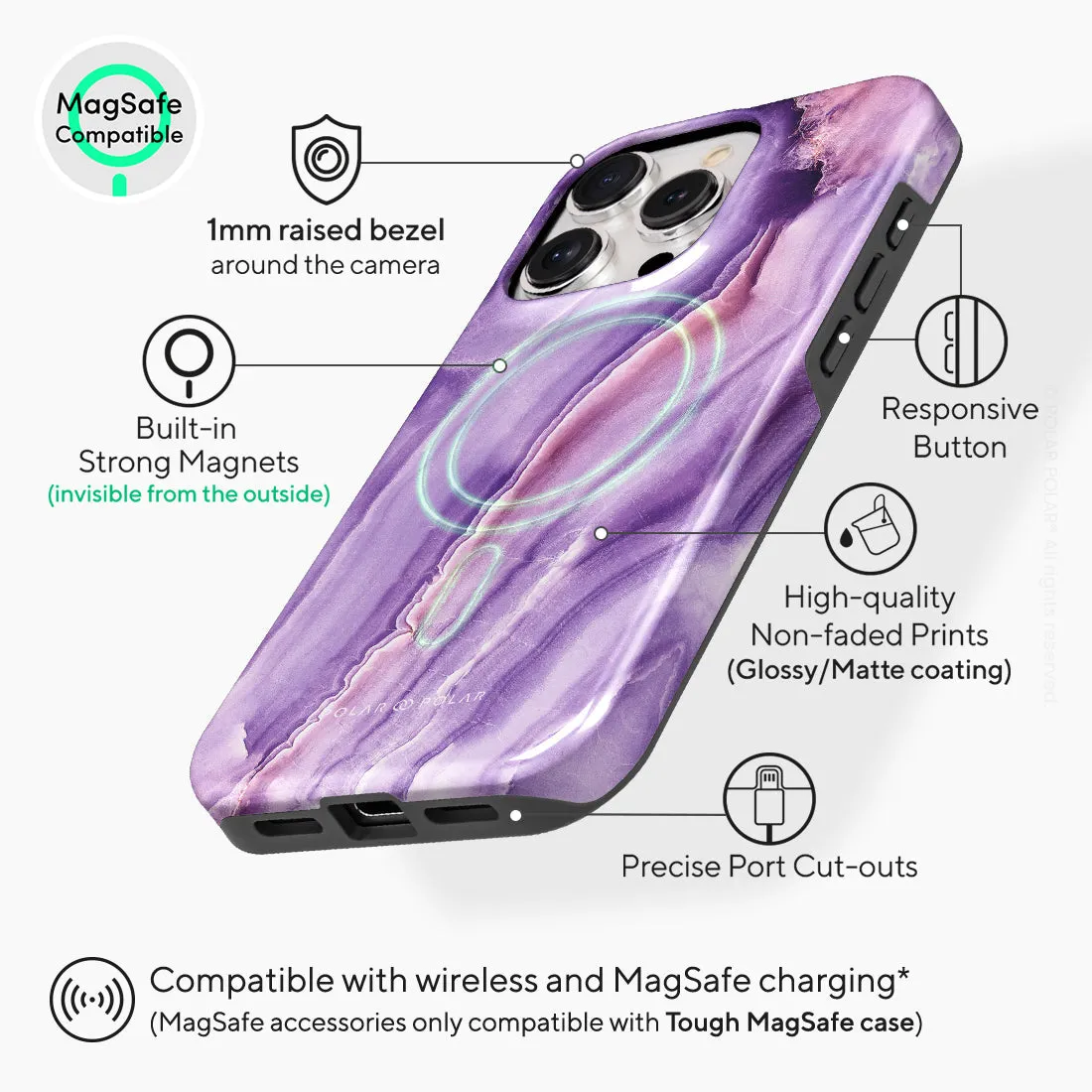 French Violet - iPhone 15 Pro Case