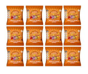 Fruits & Cream Gummy Bears - 12 Pack