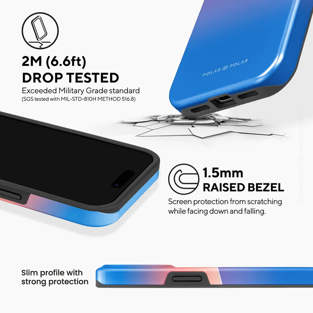 Fujisan Blue - iPhone 15 Pro Case