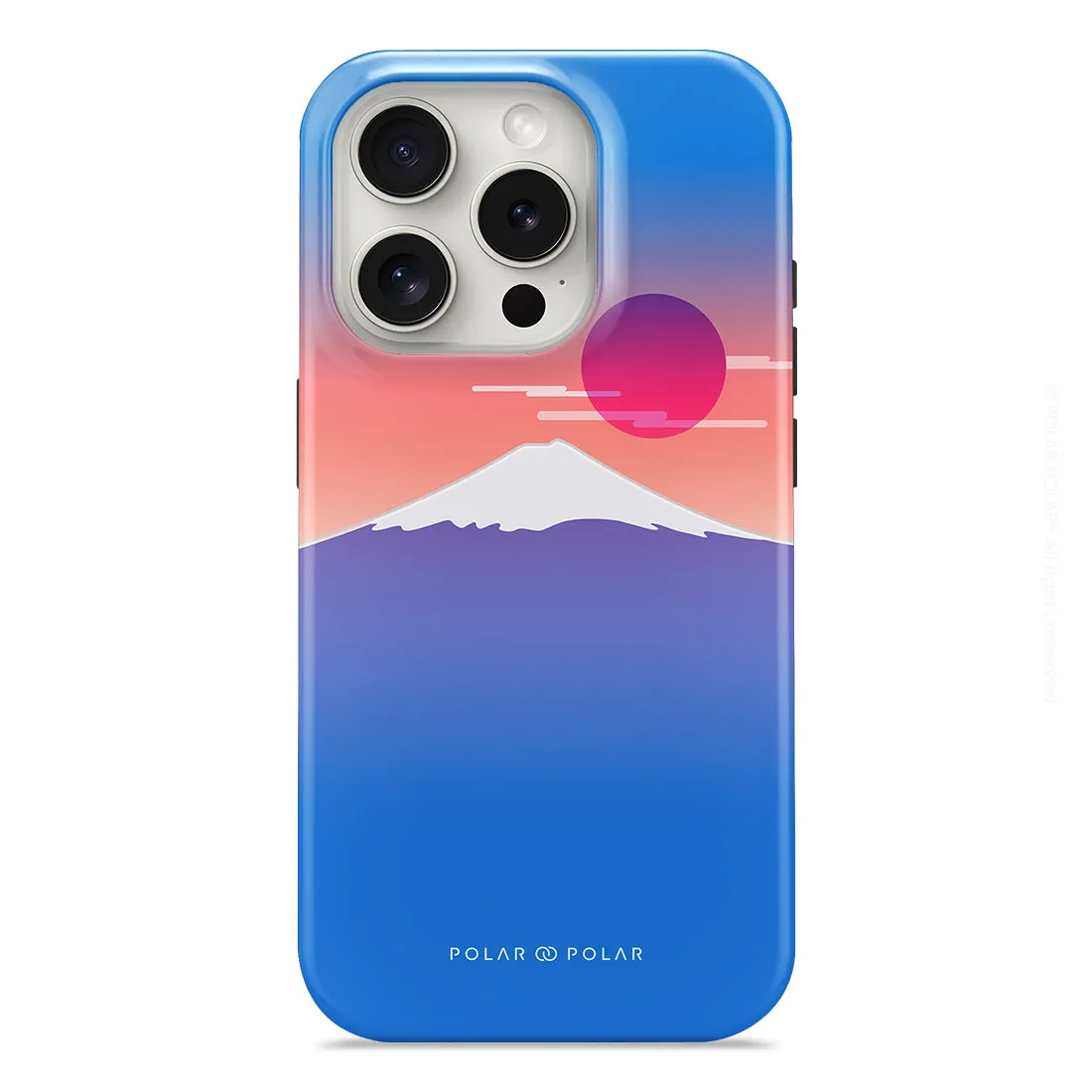Fujisan Blue - iPhone 15 Pro Case