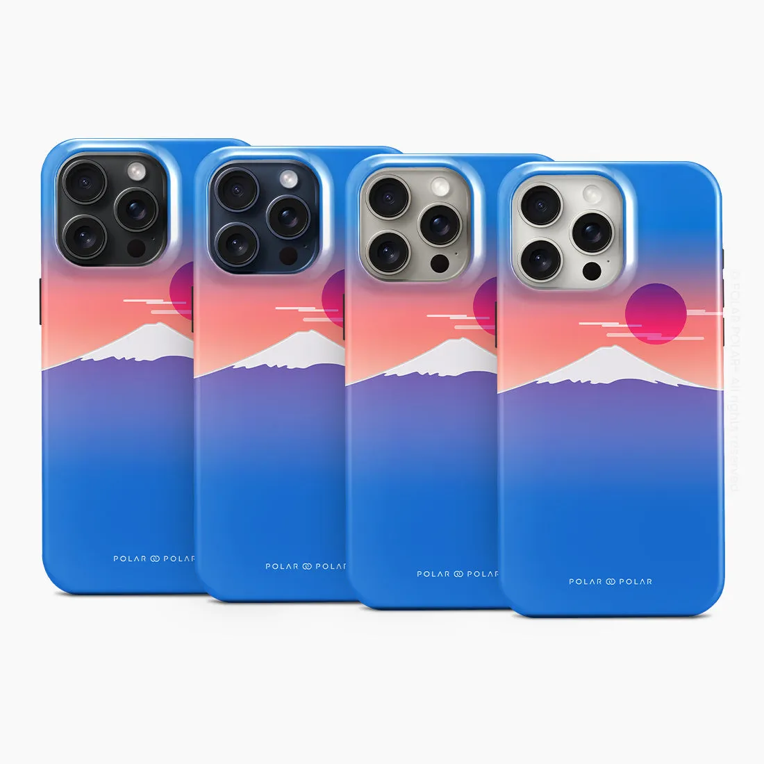 Fujisan Blue - iPhone 15 Pro Case