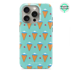 Fujisan Lake Blue Ice Cream Custom - iPhone 15 Pro Case