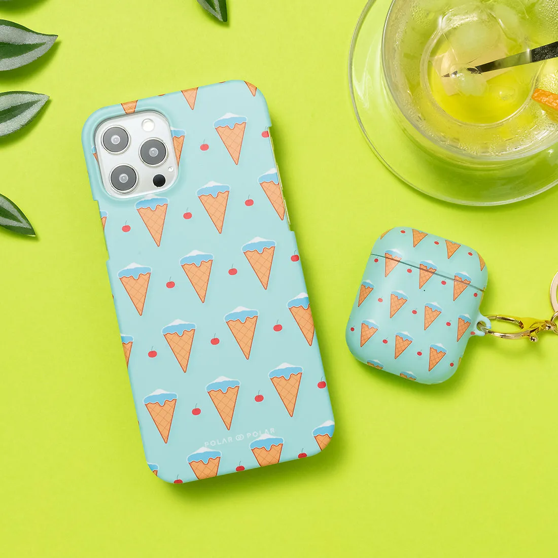 Fujisan Lake Blue Ice Cream Custom - iPhone X / XS Case