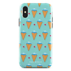 Fujisan Lake Blue Ice Cream Custom - iPhone X / XS Case