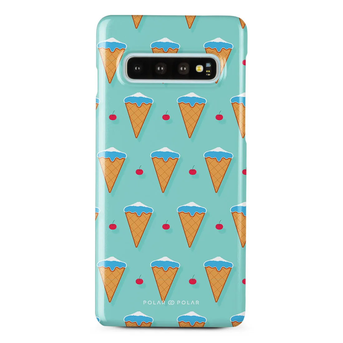 Fujisan Lake Blue Ice Cream Custom - Samsung Galaxy S10 Case