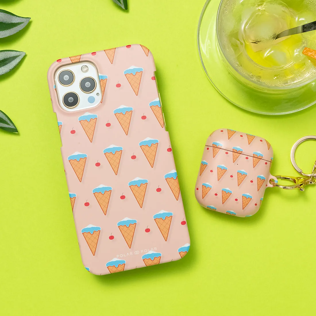 Fujisan Peach Ice Cream Custom - iPhone 12 Pro Case