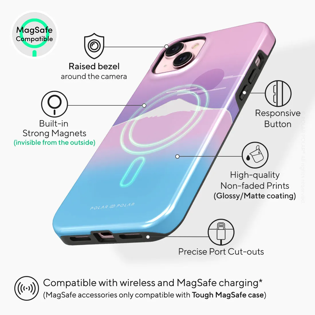 Fujisan Romance - iPhone 15 Plus Case