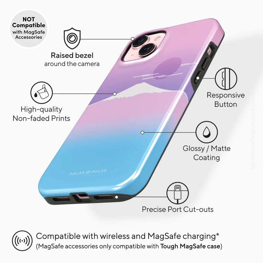Fujisan Romance - iPhone 15 Plus Case