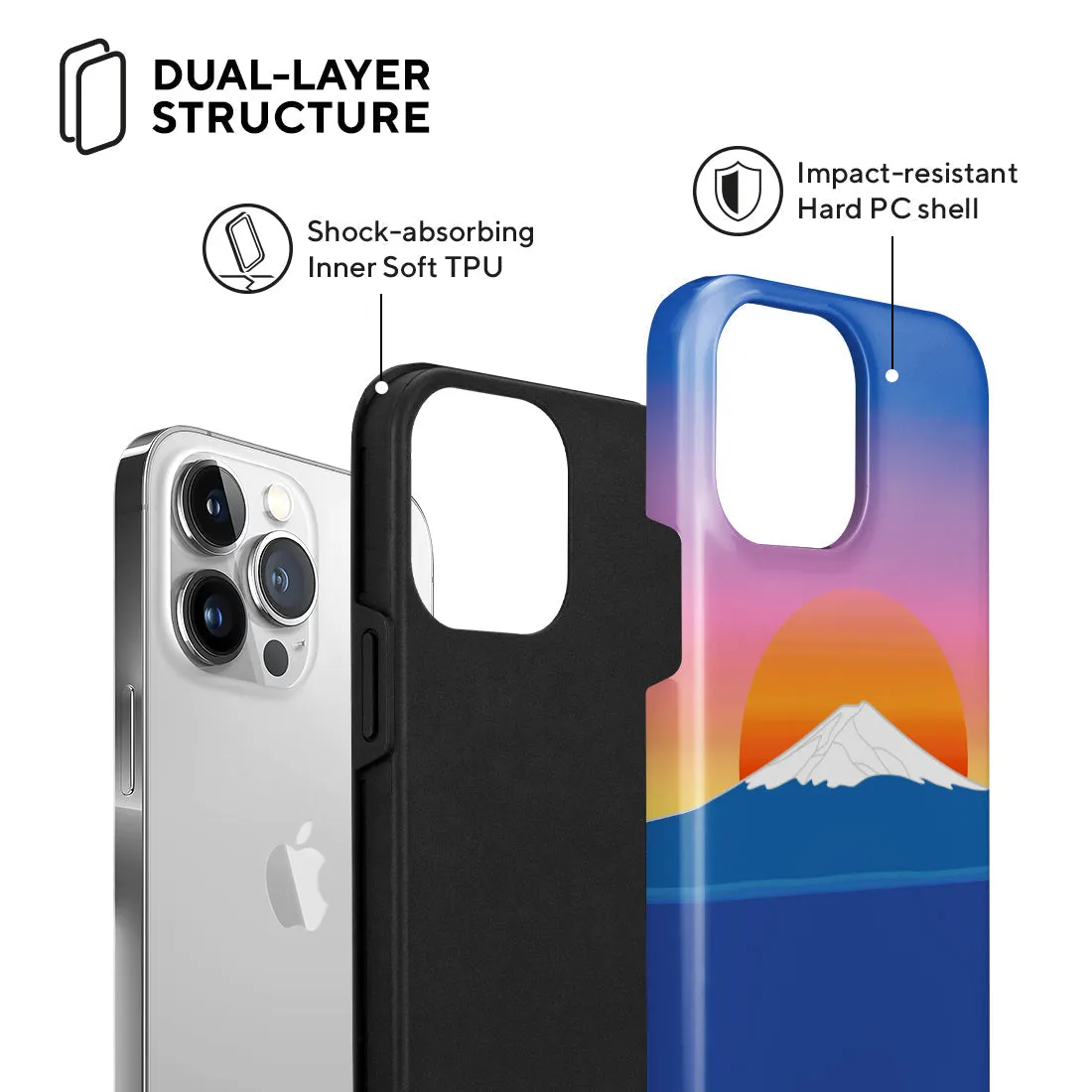 Fujisan Sunset Custom - iPhone 13 Pro Max Case