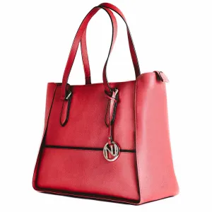 Gabby Tote in Marsala Saffiano Leather