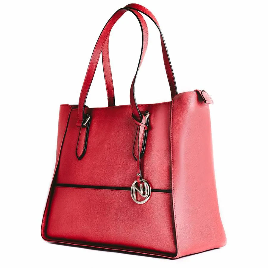 Gabby Tote in Marsala Saffiano Leather