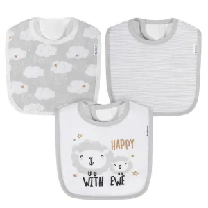 Gerber® 3-Pack Baby Unisex Lamb Terry Bibs