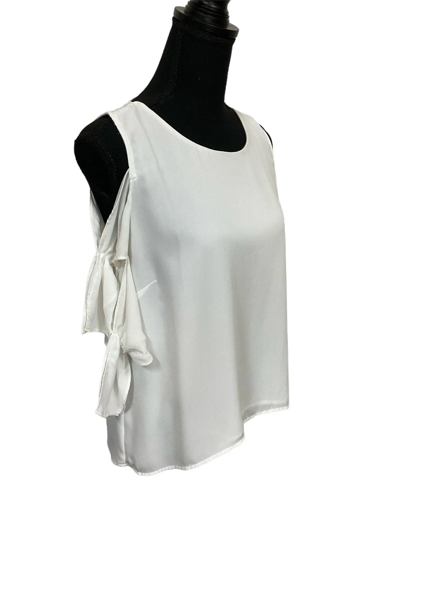 Gianni Bernini White Blouse Size Medium