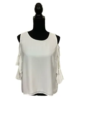 Gianni Bernini White Blouse Size Medium