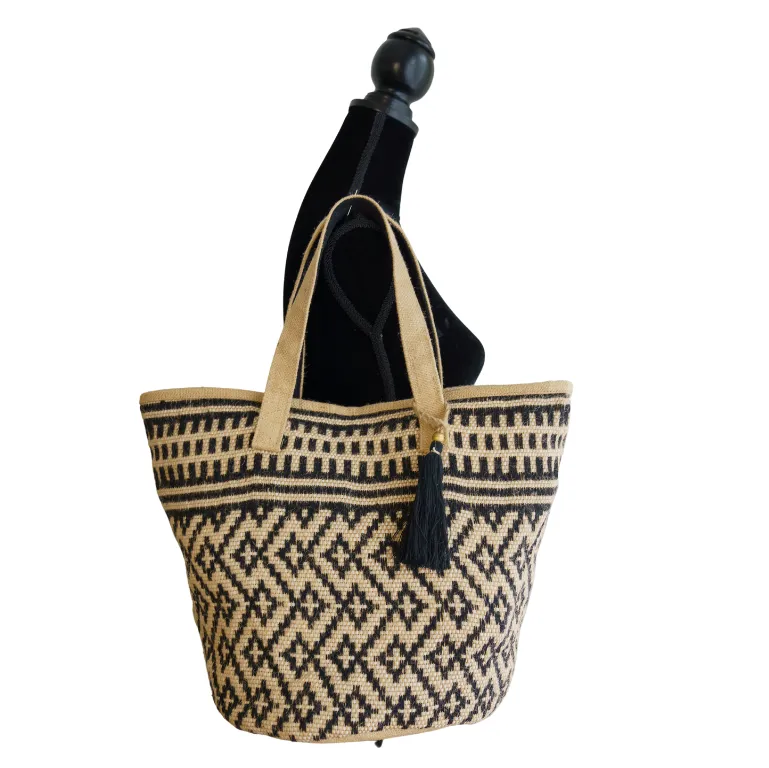 GiGi Jute Tote Bag - Handmade & Eco-Friendly