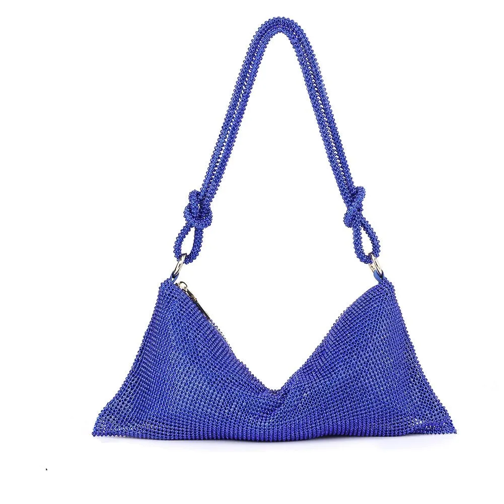 Glitter Mesh Slouch Bag