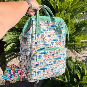 Gone Fishin' Diaper Bag Backpack