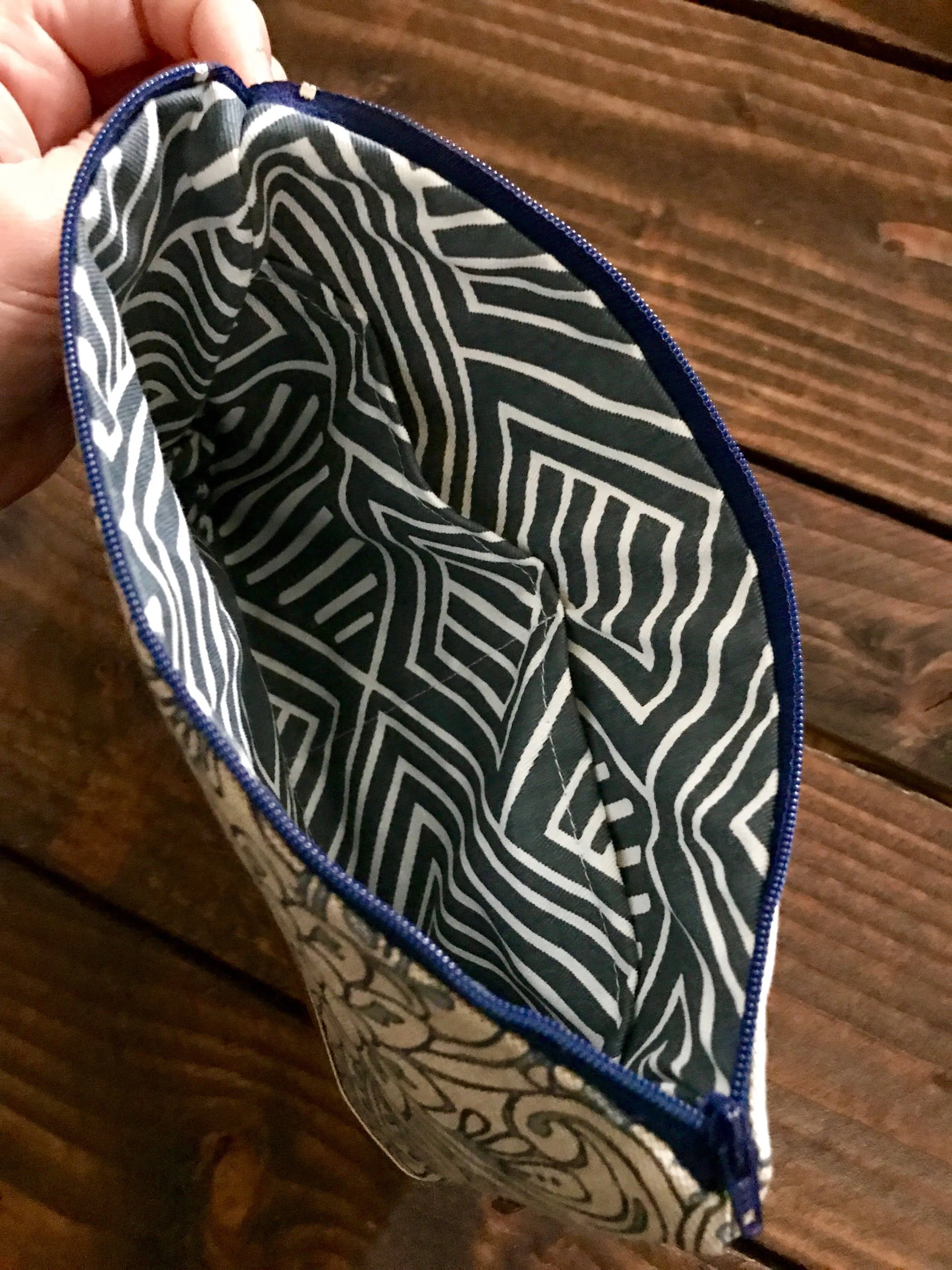 Grab N Go Wristlet Clutch - Mandala Paisley with Vegan Leather