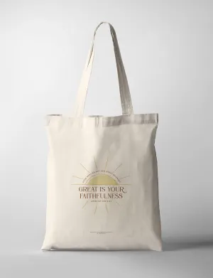Great Is Your Faithfulness {Tote Bag}