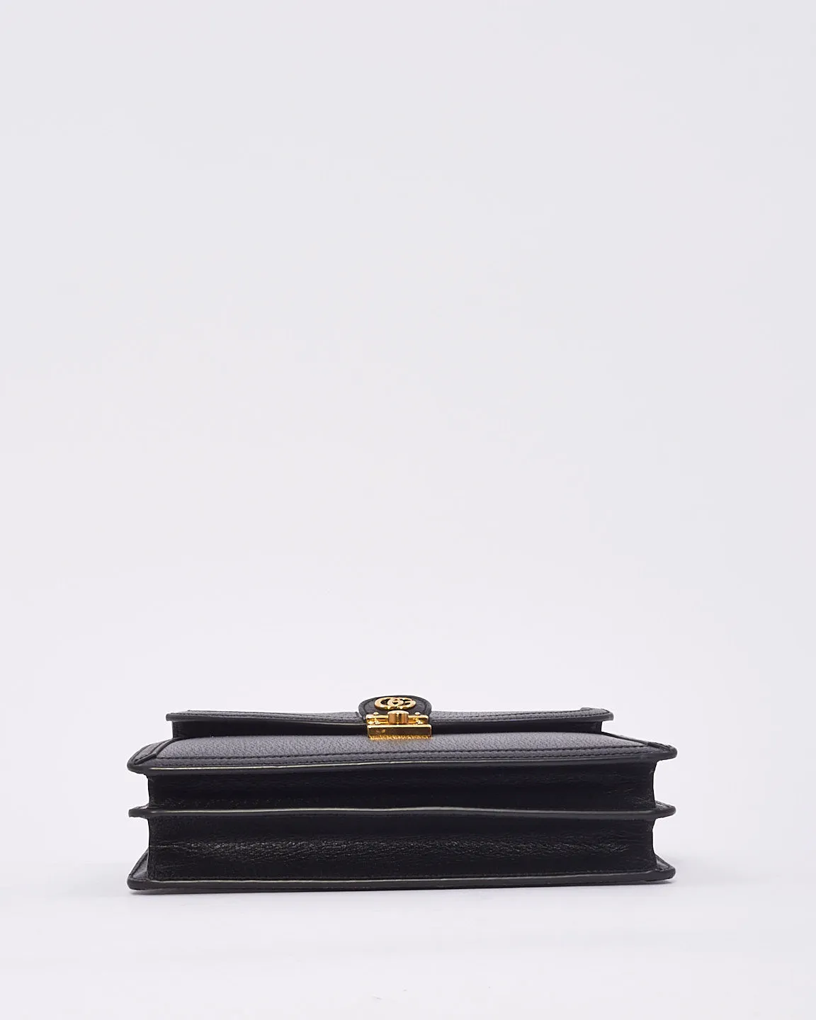 Gucci Black Leather Ophidia Small Top Handle