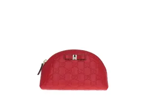 Gucci Bow Signature Cosmetic Case