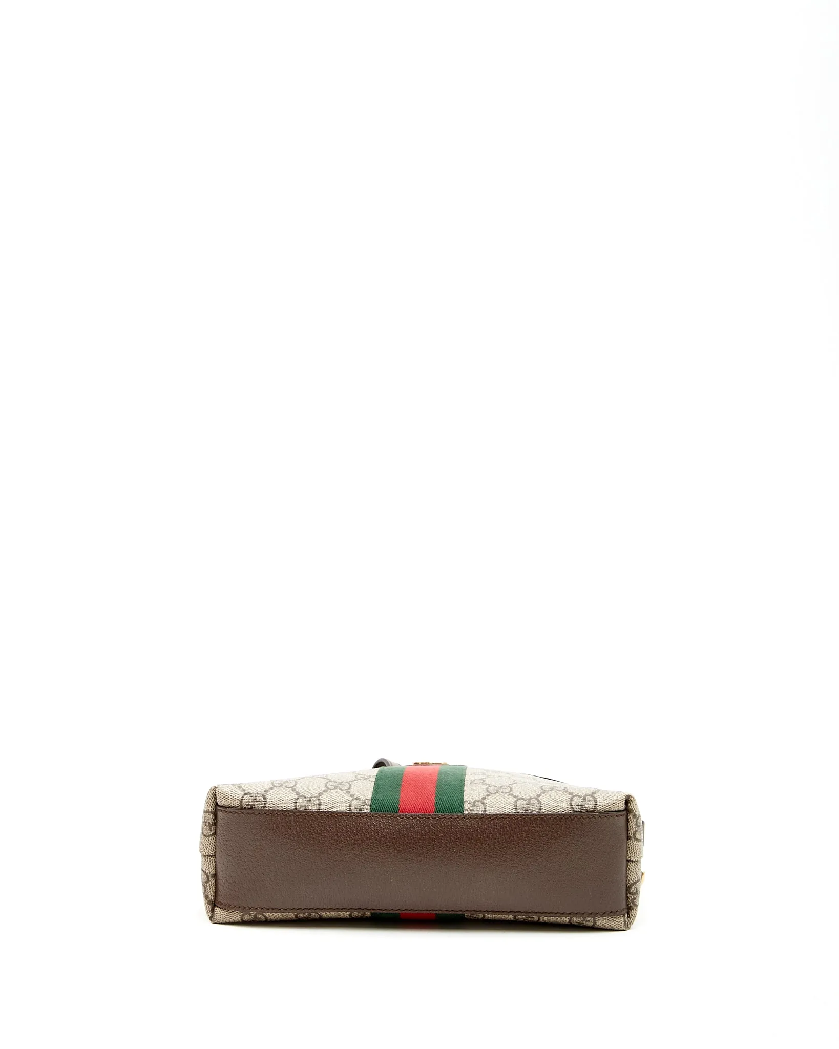 Gucci Brown GG Supreme Canvas Small Ophidia Crossbody Bag