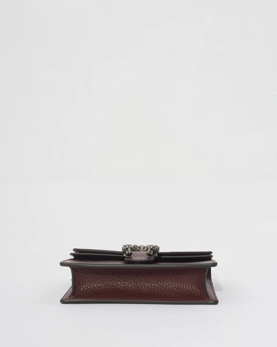 Gucci Dionysus Burgundy Leather Super Mini Bag