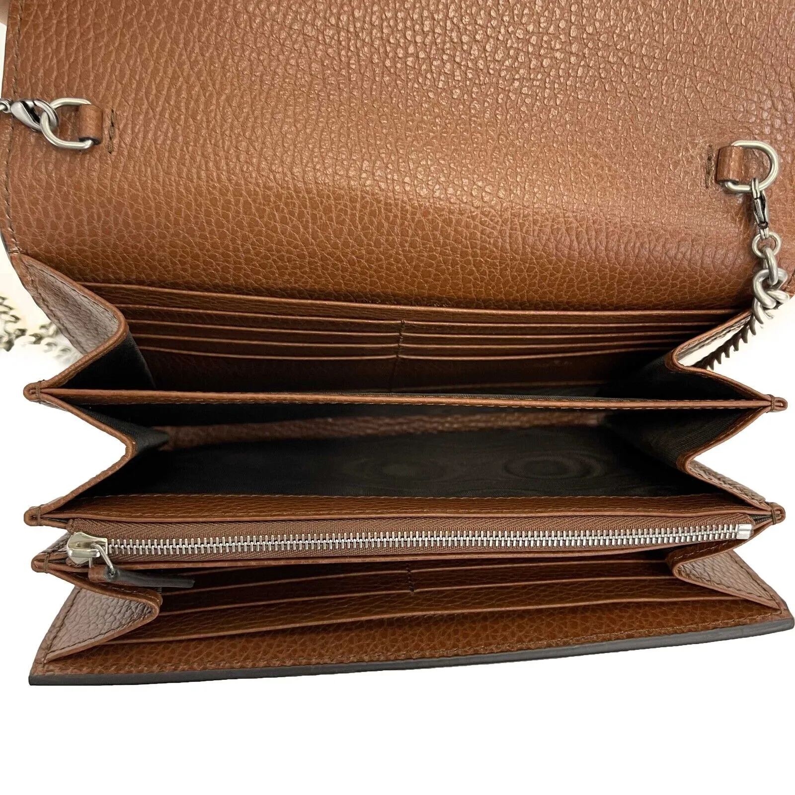 Gucci - Dionysus GG Denim Shoulder Bag Collection - Blue Brown w/ Shoulder Chain