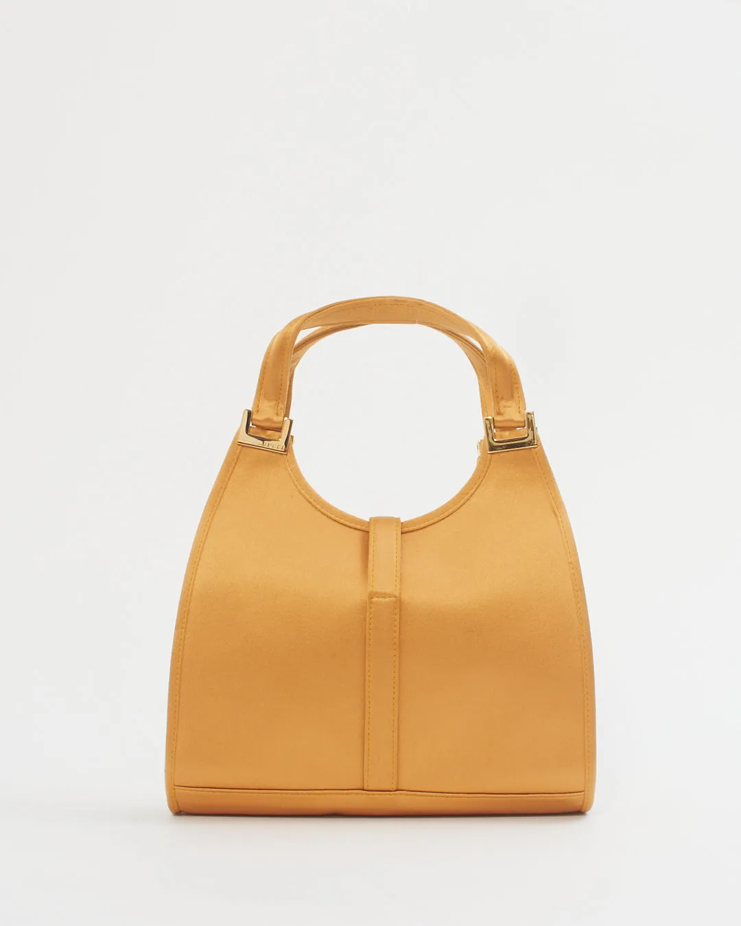 Gucci Gold Satin Mini Jackie Shoulder Bag