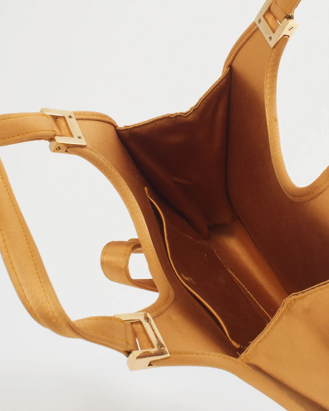 Gucci Gold Satin Mini Jackie Shoulder Bag