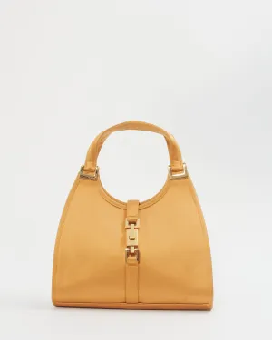 Gucci Gold Satin Mini Jackie Shoulder Bag
