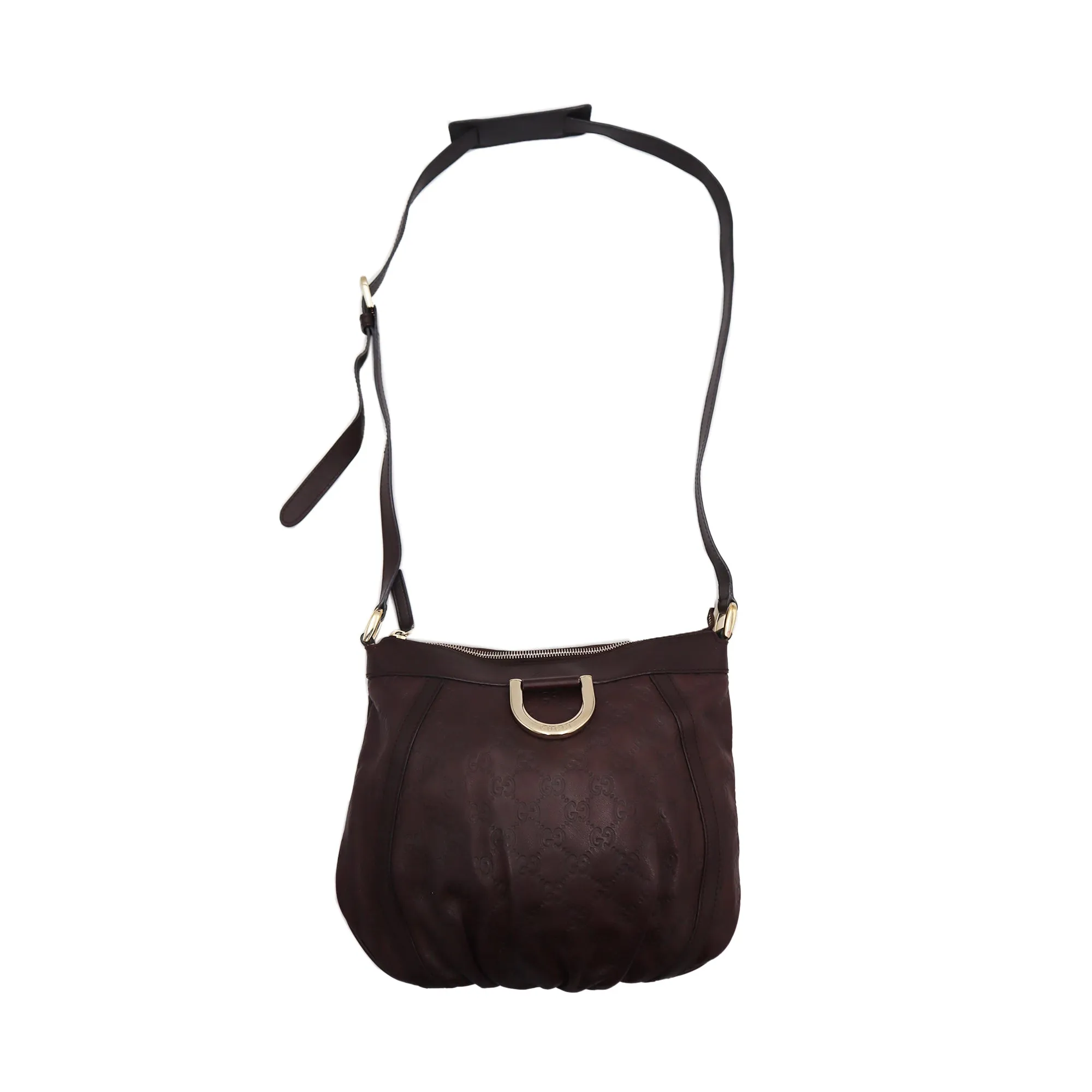 Gucci Guccissima Leather Abbey D-Ring Crossbody Bag