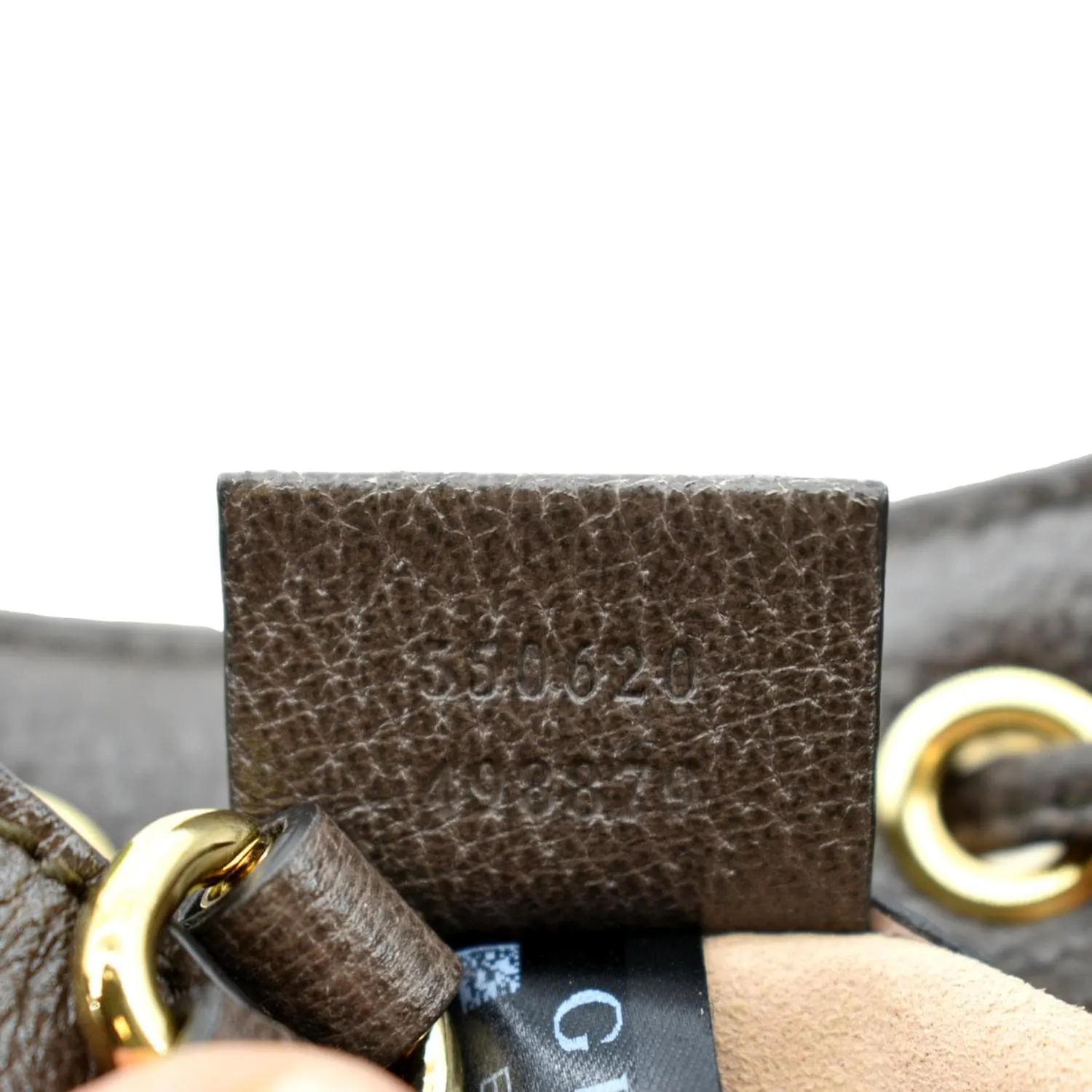 GUCCI Ophidia Small GG Canvas Bucket Bag Beige 550620