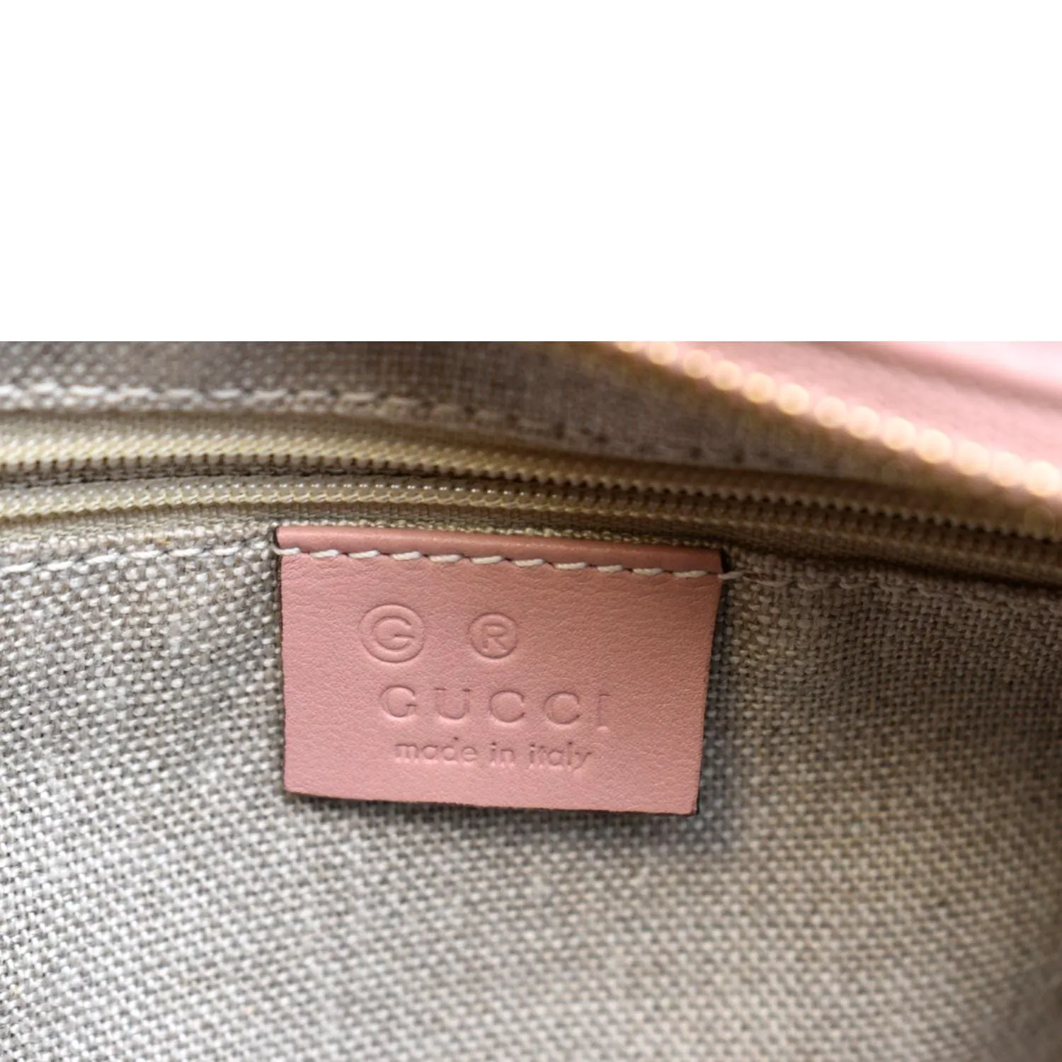 GUCCI Small Bree GG Leather Crossbody Bag Light Pink 449241