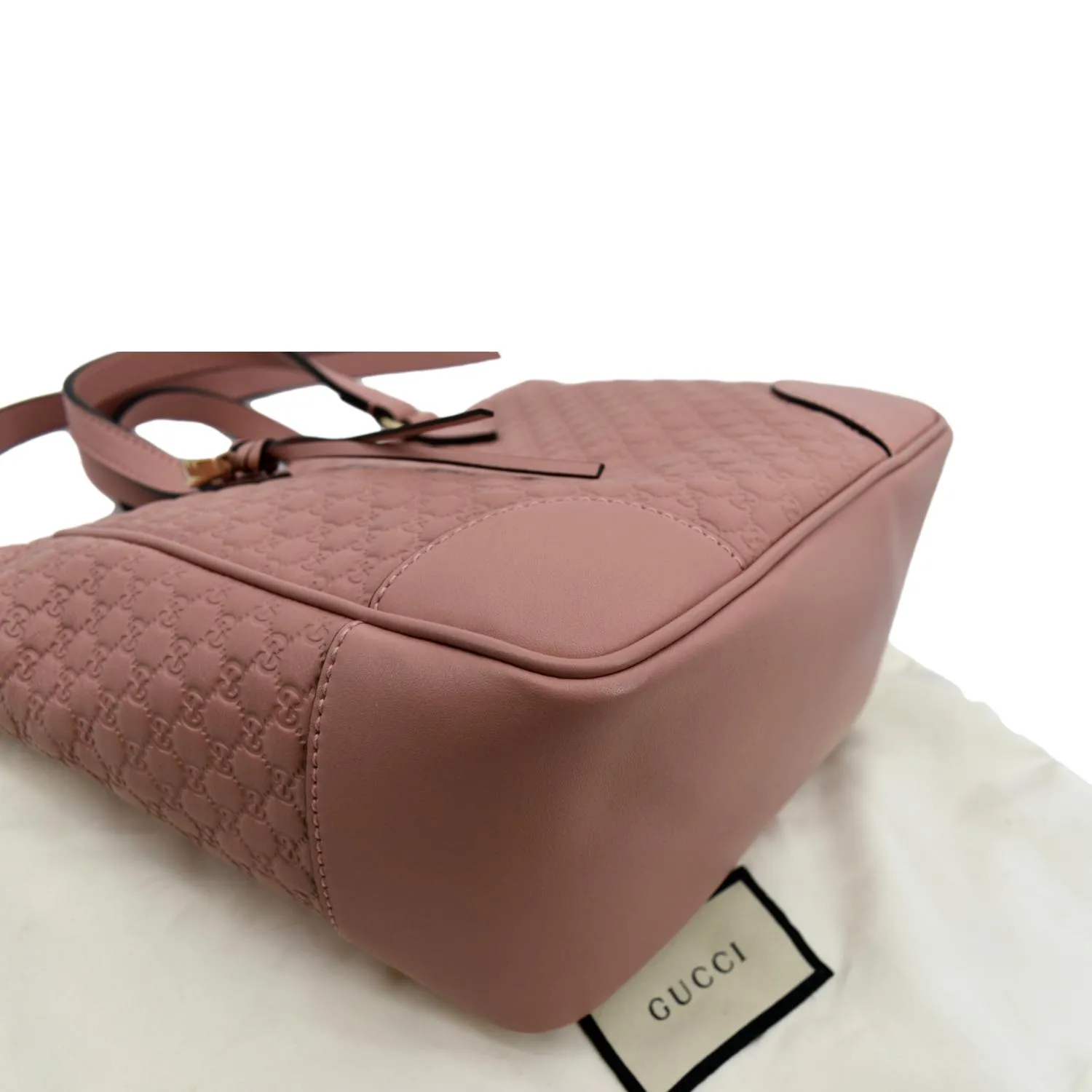 GUCCI Small Bree GG Leather Crossbody Bag Light Pink 449241