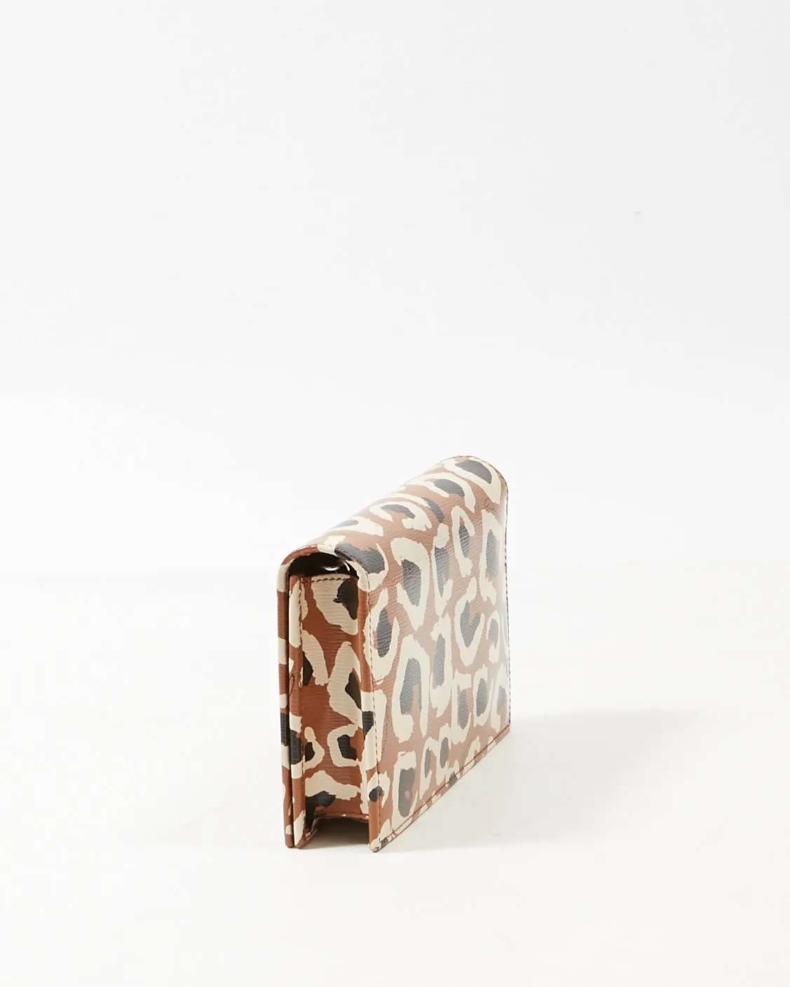 Gucci Tan Leopard Leather Betty Shanghai Wallet-On-Chain Shoulder Bag