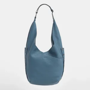 Hammitt Tom Zip Curated Blue/Gunmetal Shoulder Bag