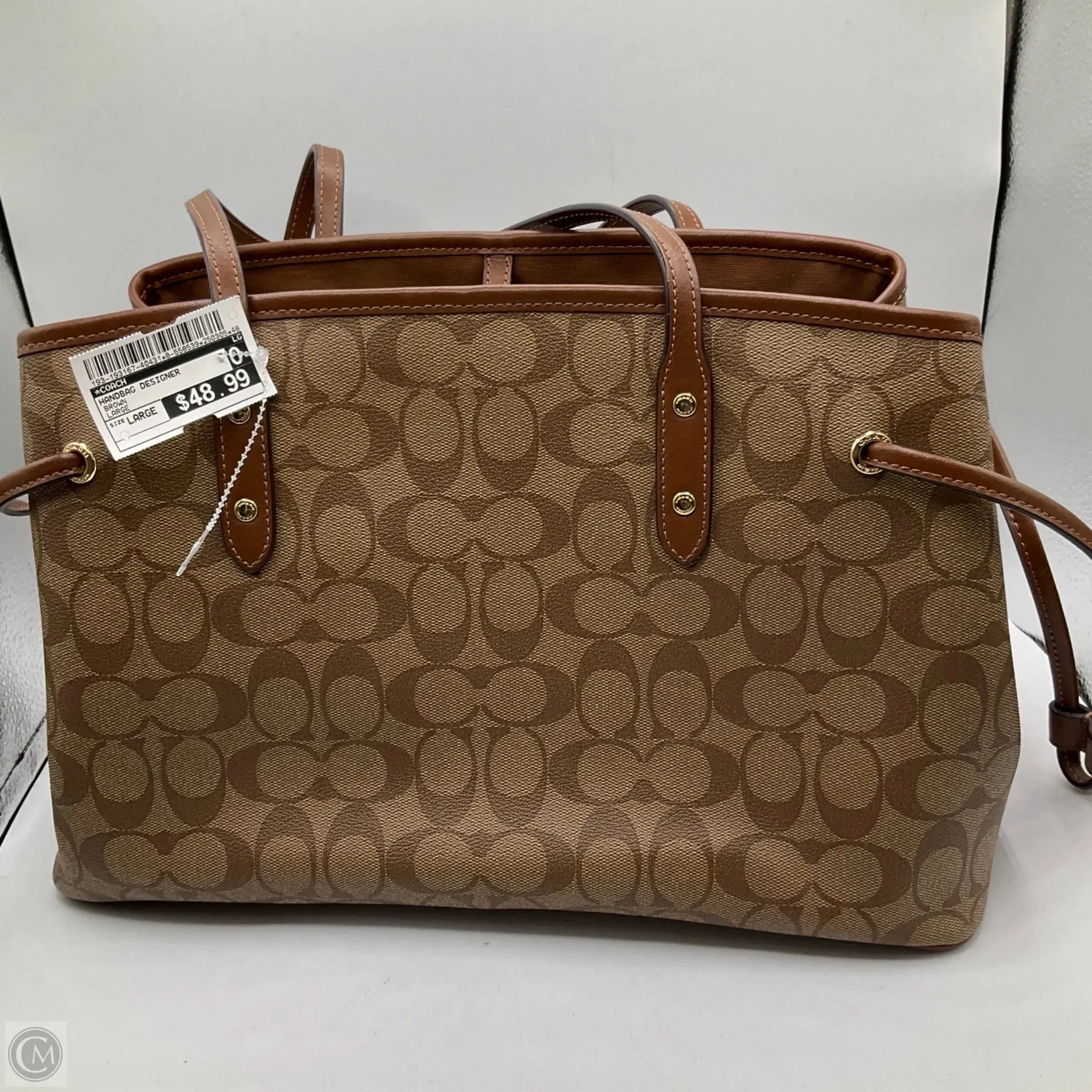 Handbag Designer By Coach, Size: Large