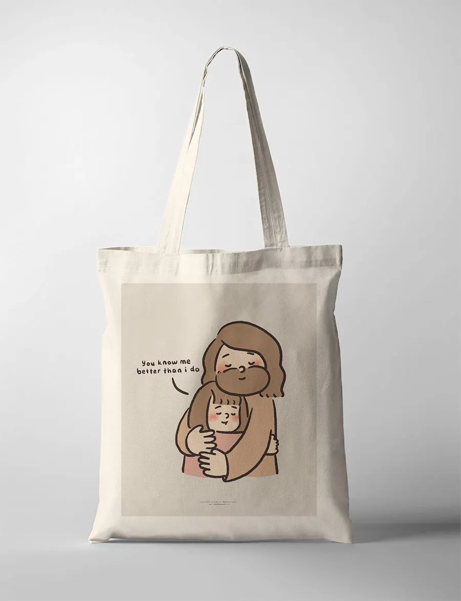 He knows Me Best {Tote Bag}
