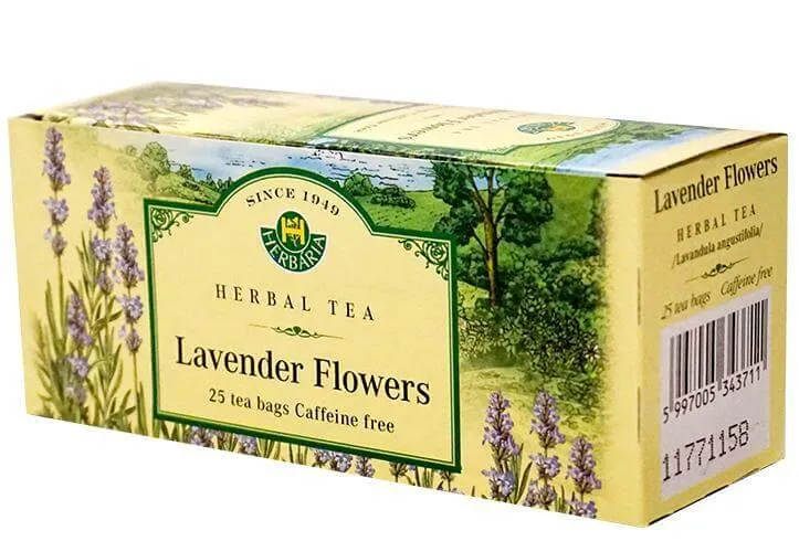 Herbaria  Lavender Tea 25 Tea Bags