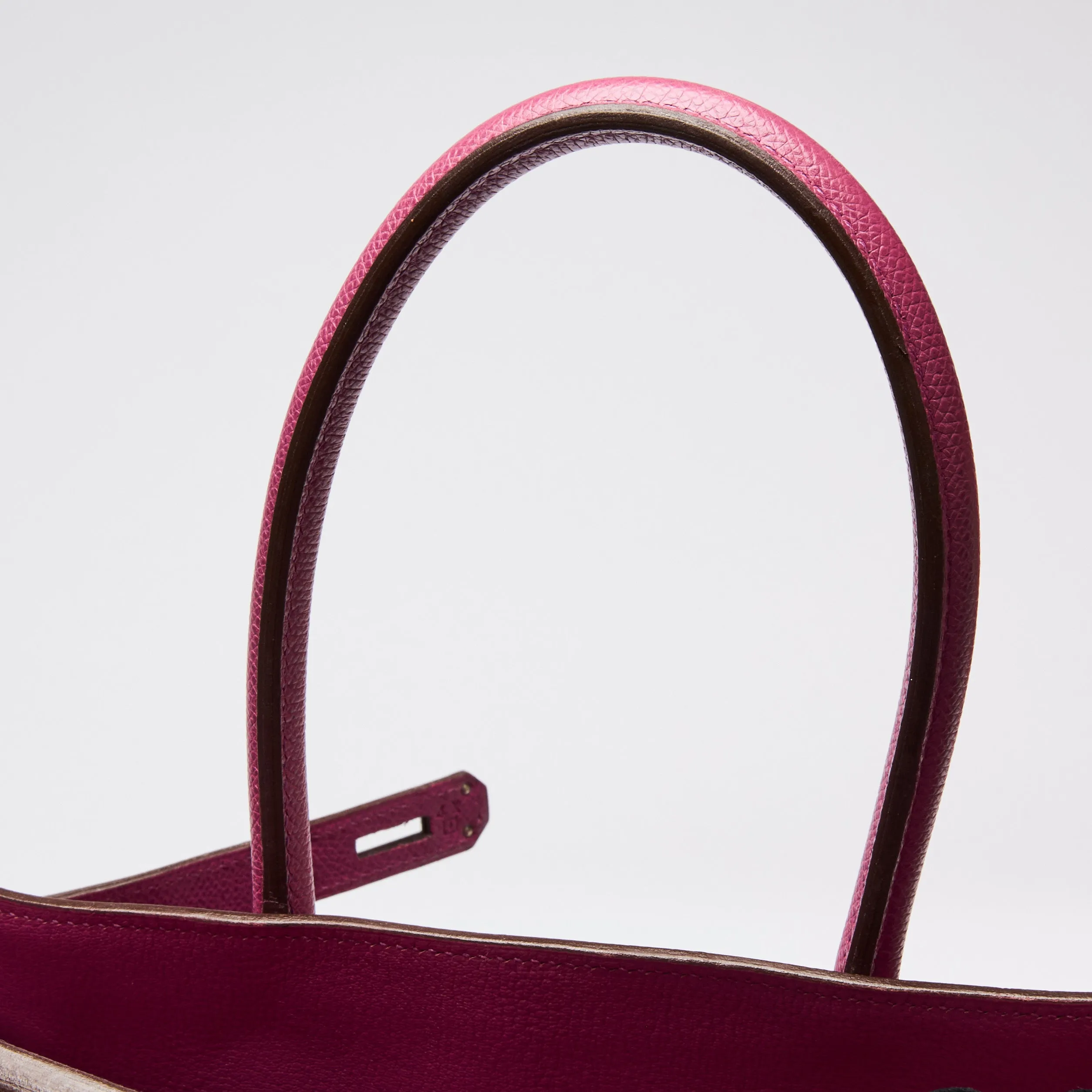 Hermes Cyclamen Epsom Leather Birkin 35