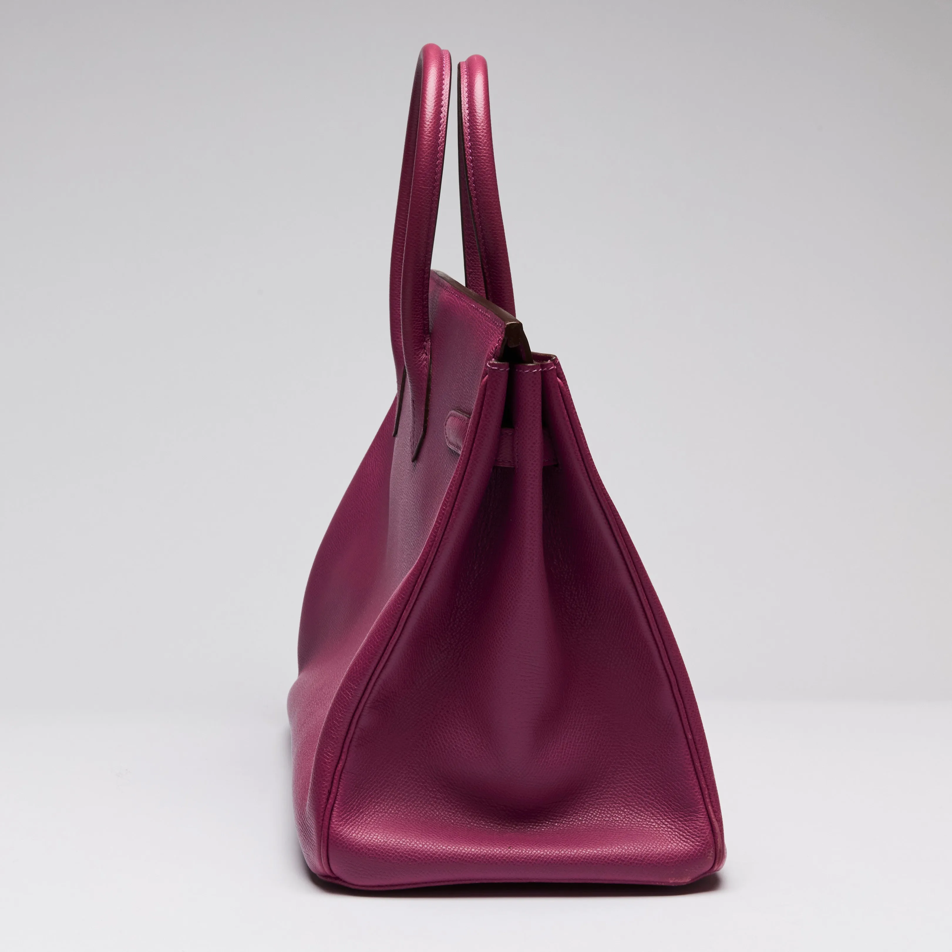 Hermes Cyclamen Epsom Leather Birkin 35