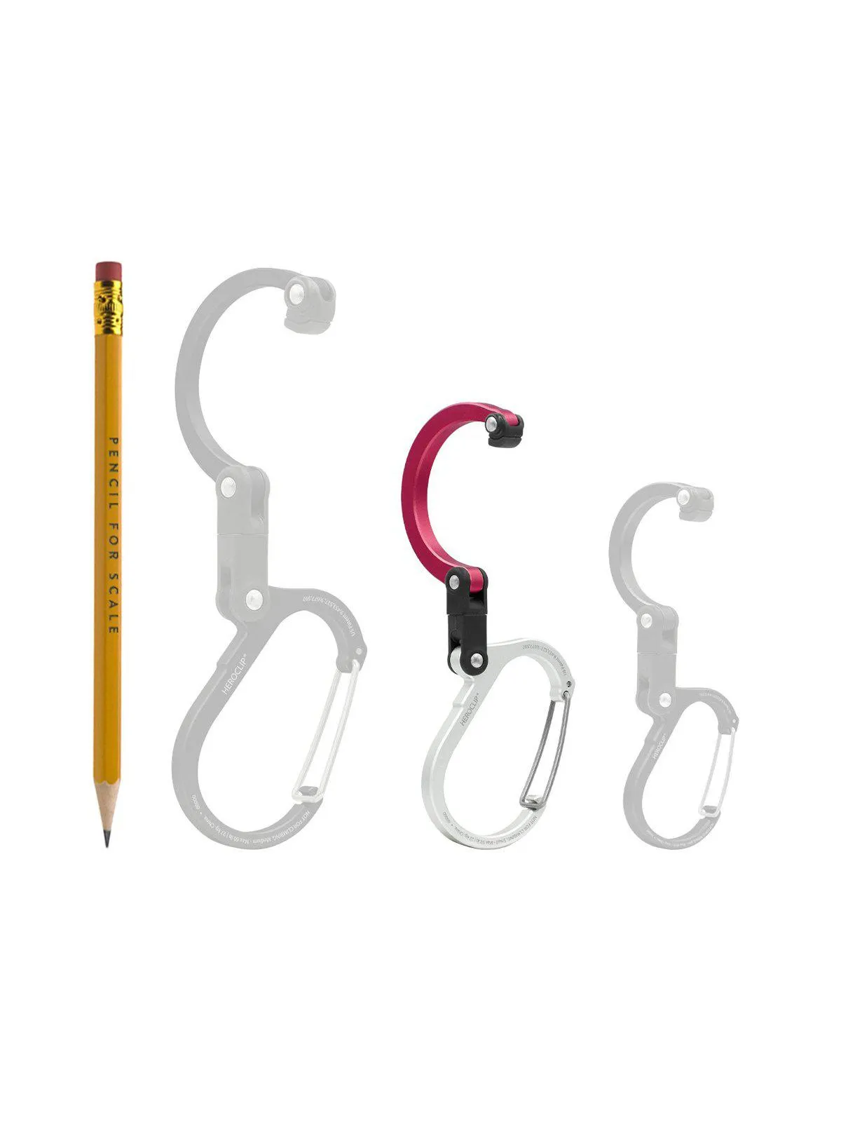 Heroclip Carabiner Small Hot Rod Red