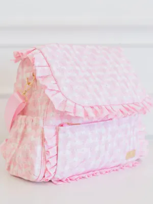 Hollis Ruffled Nylon Diaper Bag - Floral