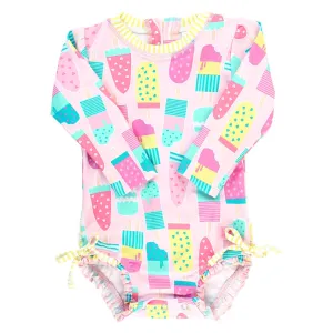 Ice Cream Social Rash Guard Onesie