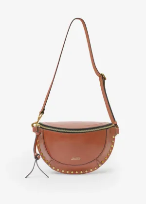 Isabel Marant Skano Leather Belt Bag in Cognac